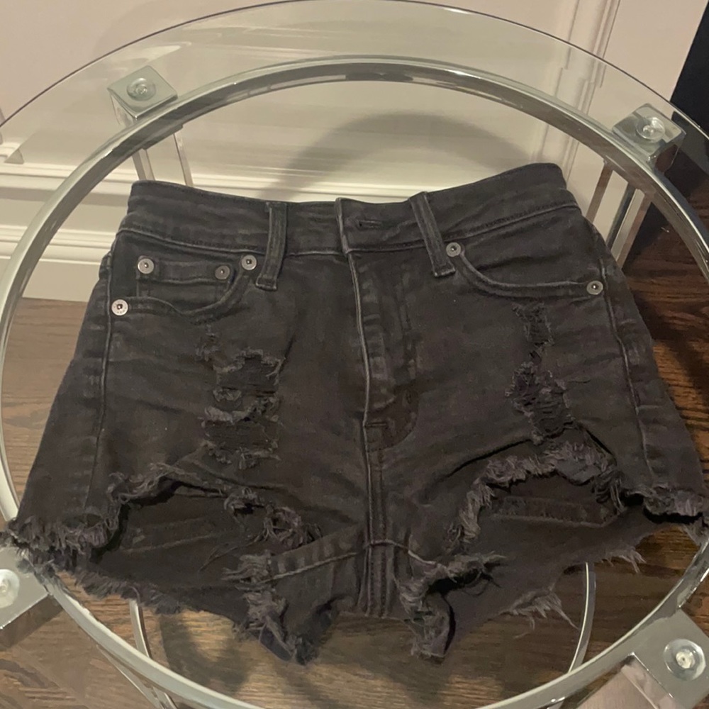 Aeropostale  high rise denim shorts size 000